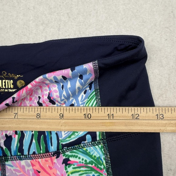 Lilly Pulitzer Pants Womens Small Multicolor Luxletic Leggings Yoga Tropical - Picture 5 of 10